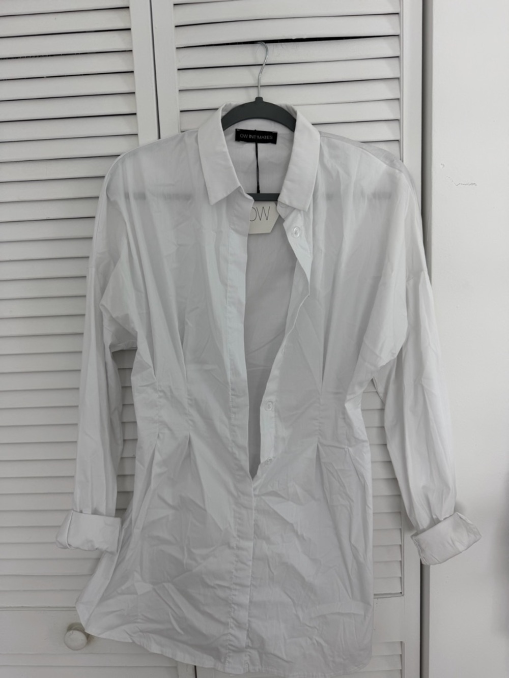 OW Intimates White Button-Up dress shirt